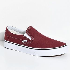 Slip On Vans Burgundy Women’s size 7